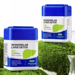 WonderLab奶蓟草护水飞蓟肝养胶囊