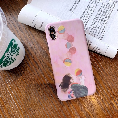 Иллюстрация девушка порошковой фундамент Huawei P30pro Coase P10/P20PRO Силиконовой nova2s/3/3i/3e/4 Anti -Fall Mate20 All -Inclusize Soft Shell Honor 9/10/V20 Защитная обложка Mai Mang 7