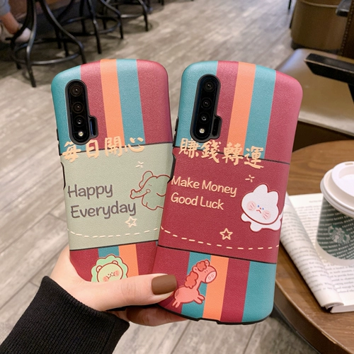 Huawei, honor, совместимый мультяшный милый чехол для телефона, силиконовая защитная сумка, для влюбленных, 8x, 9, 9x, 20, защита при падении, популярно в интернете, 20x