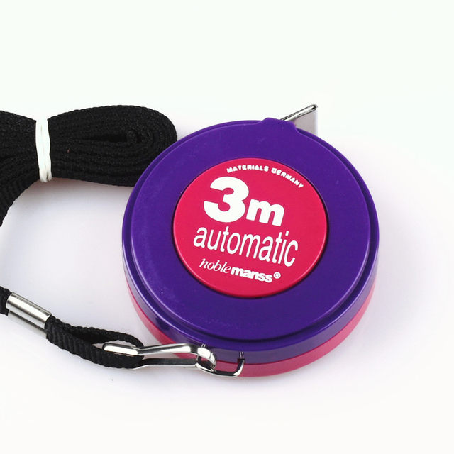 3-meter automatic clamping tape measure, clothes ruler, leather ruler, soft tape measure, clothes waist, bust, measurements ruler