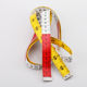 Colorful button ruler, leather ruler, soft ruler, tailor's ruler, clothes ruler, measuring waist, chest and waist