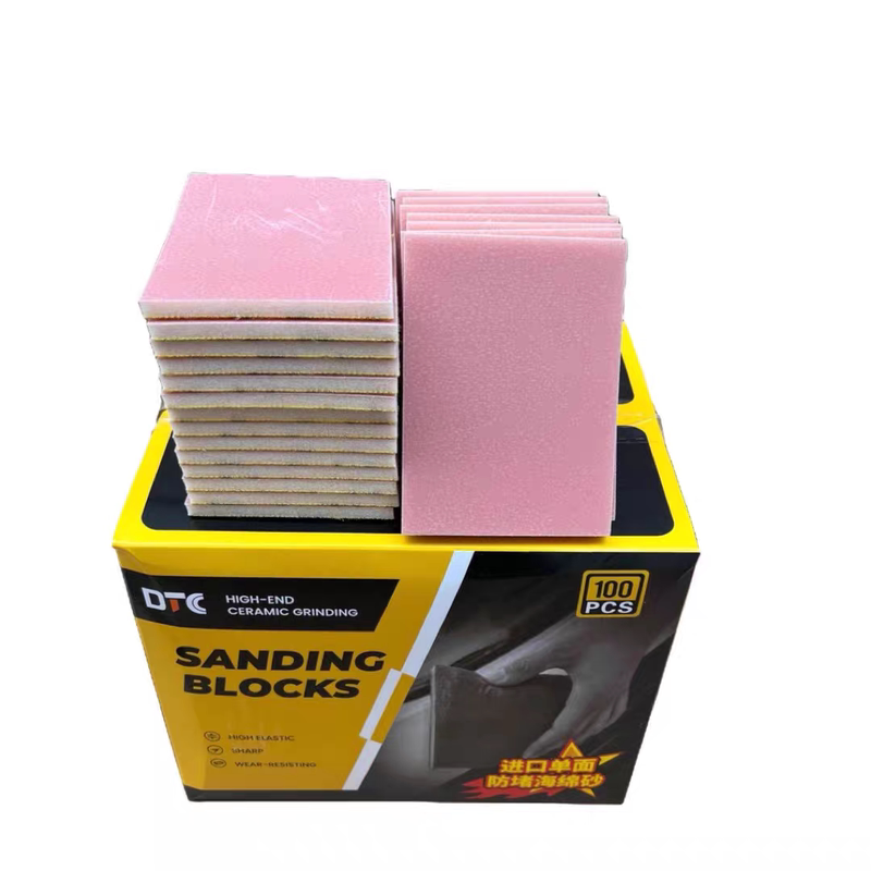 Dtc Small Square Sponge Sandpaper for Polishing Paint, Dry Sanding Sponge Sandpaper