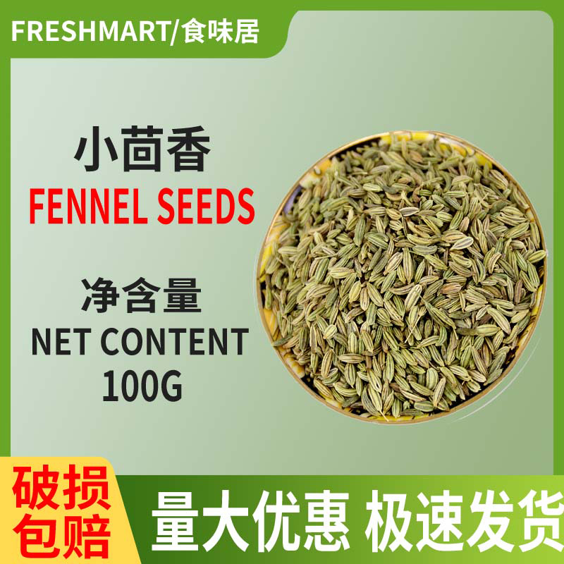 India Food Indian Spices and Seasonings Fennel Seed Saunf 100g