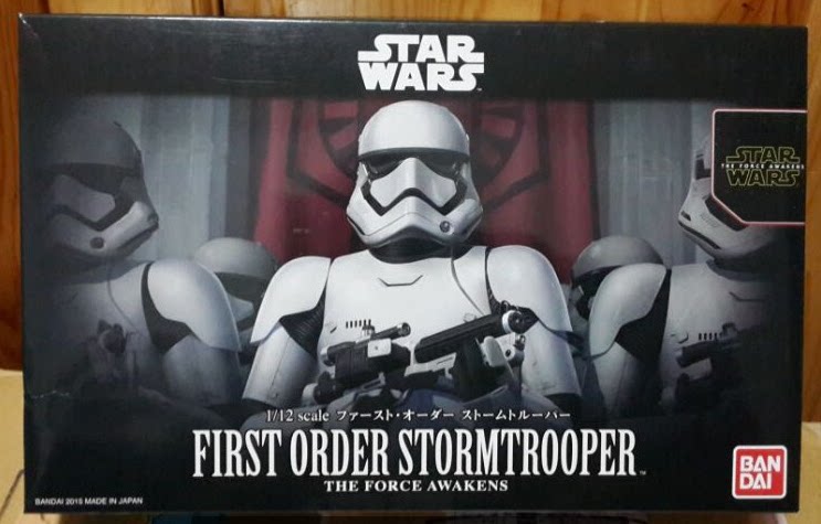 Bandai 03217 Star Wars 1 12 White Soldier First Order StromTroop Force Awakens