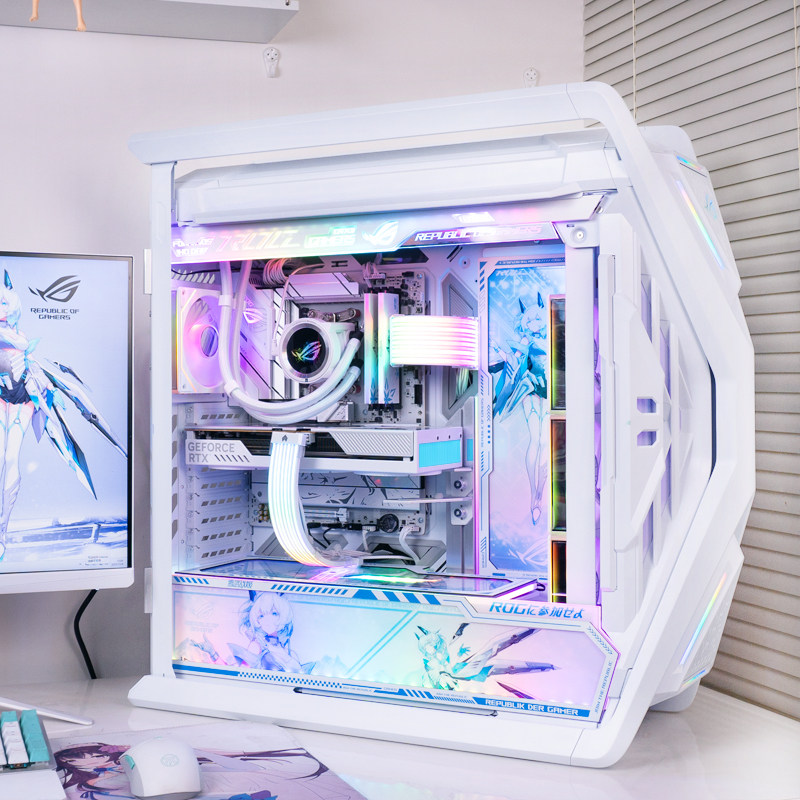 オリジナルASUS ROG Strix G15（ウィンターエディション）フルセットゲーミングデスクトップPC、i9 14900kf/5080グラフィックカード搭載