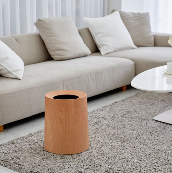 Japan imported ideaco creative fashion household uncovered hidden wastebasket cone high-grade garbage can