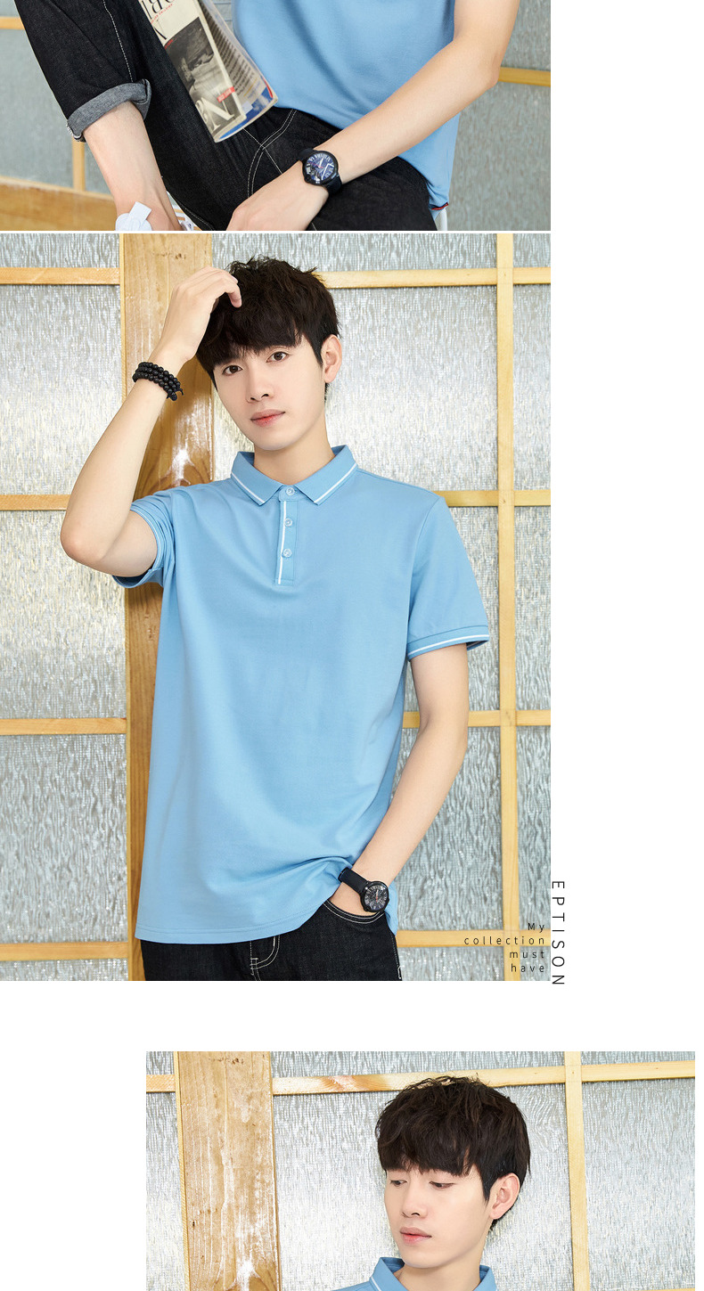 Quần áo Tiancheng 2018 hè mới cho nam áo polo ngắn tay trẻ trung phiên bản Hàn Quốc của xu hướng áo thun Paul t shirt