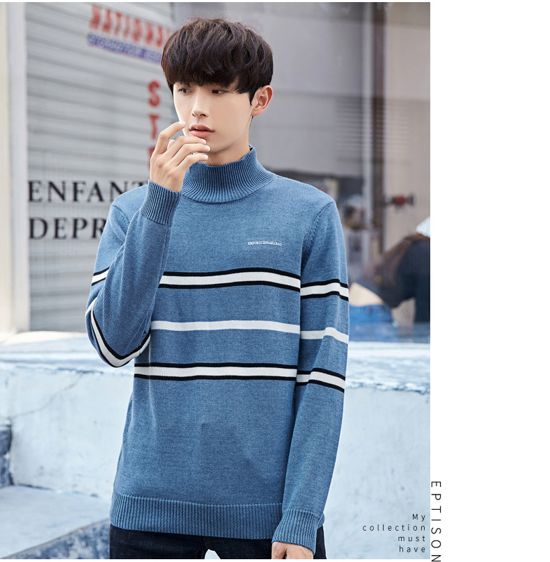 Quần áo Tiancheng 2018 mùa thu mới cho nam xu hướng áo len phiên bản Hàn Quốc của set đồ sinh viên thời trang trẻ trung thời trang nam