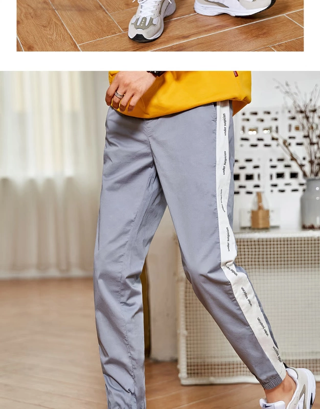 Quần áo Tiancheng 2019 xuân mới quần nam giản dị Quần bó chân xu hướng mùa thu Hàn Quốc quần dài