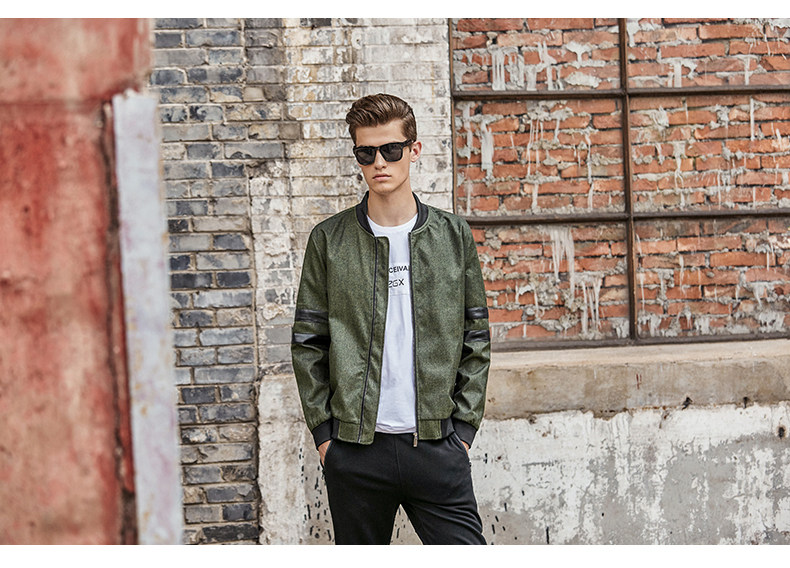 Осенняя трендовая бейсбольная модная куртка                