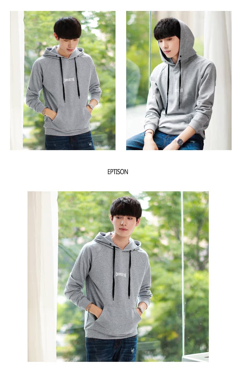 Sweatshirt homme EPTISON     en Coton - Ref 3128342 Image 26