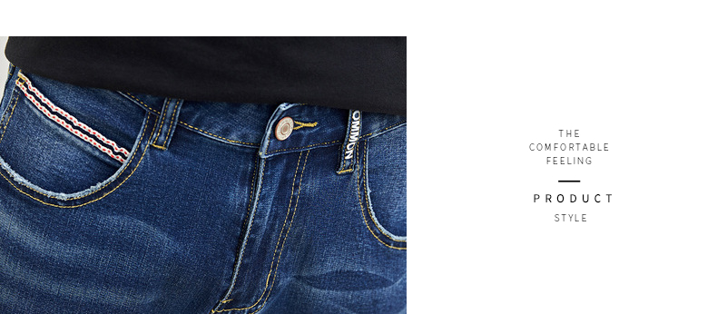 Quần áo Tiancheng 2019 hè mới quần nam denim xu hướng phiên bản Hàn Quốc của quần lửng trẻ trung tự tu quần baggy nam