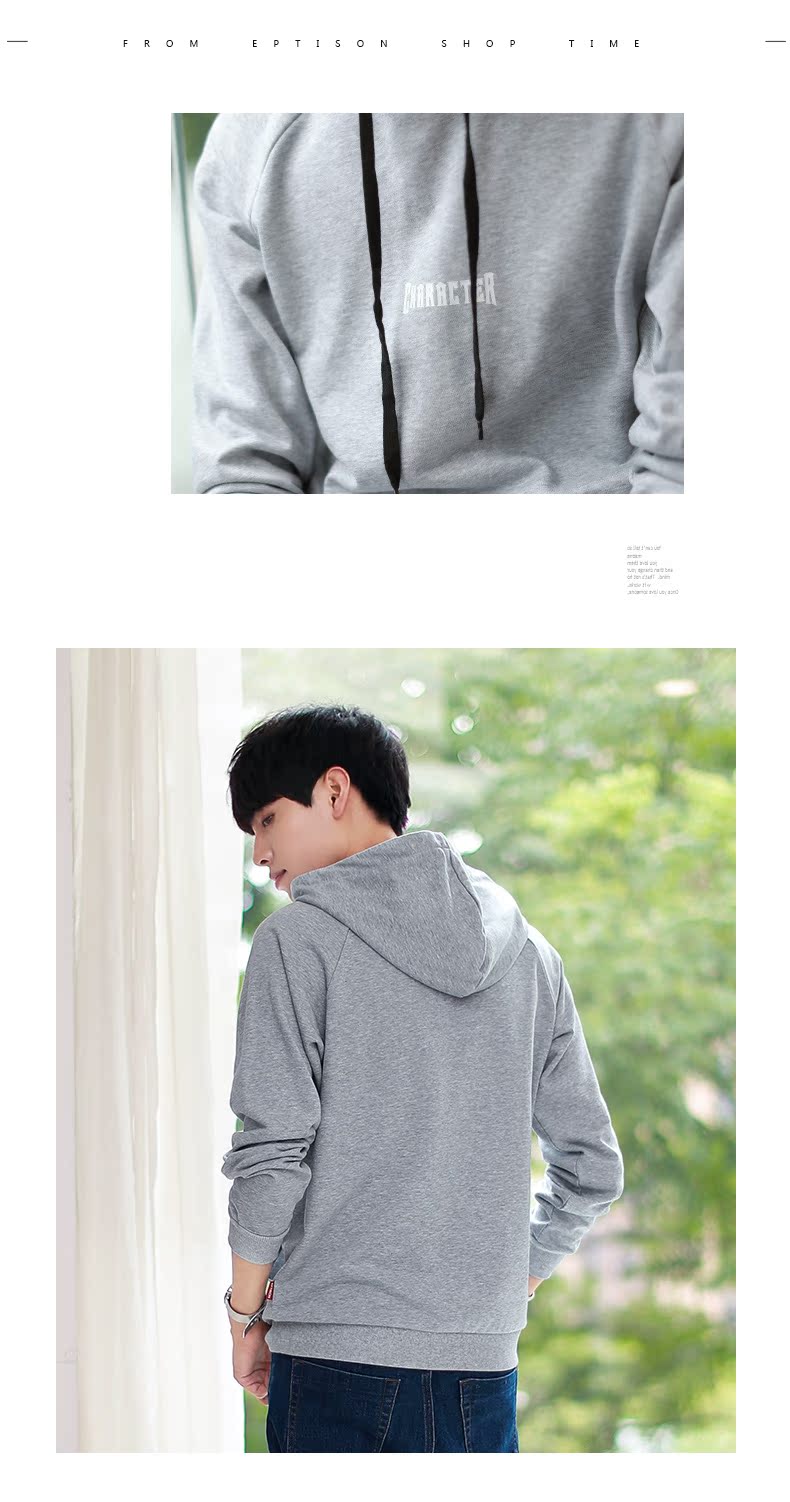 Sweatshirt homme EPTISON     en Coton - Ref 3128342 Image 28