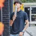 Quần áo Tiancheng 2018 mùa hè mới ngắn tay Polo nam xu hướng Hàn Quốc thêu T-Shirt thanh niên nửa tay áo sơ mi