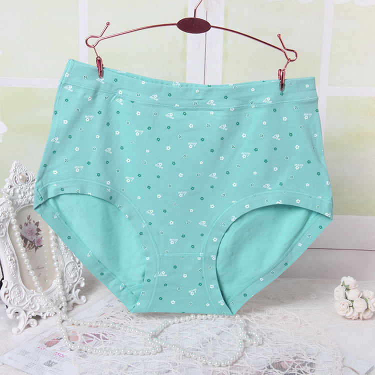 200 kg đồ lót nữ chất béo cotton MM XL eo cao trung niên mẹ đồ lót tóm tắt vải cotton quần lót phụ nữ