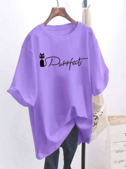 Plus size women's mid-length short-sleeved t-shirt 2025 summer new european loose top fat mm half-sleeved t-shirt trendy