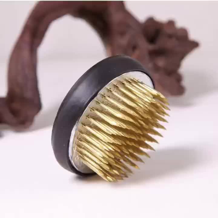 Wholesale Flower Frogs Round Shape Copper Material Kenzan For Ikebana