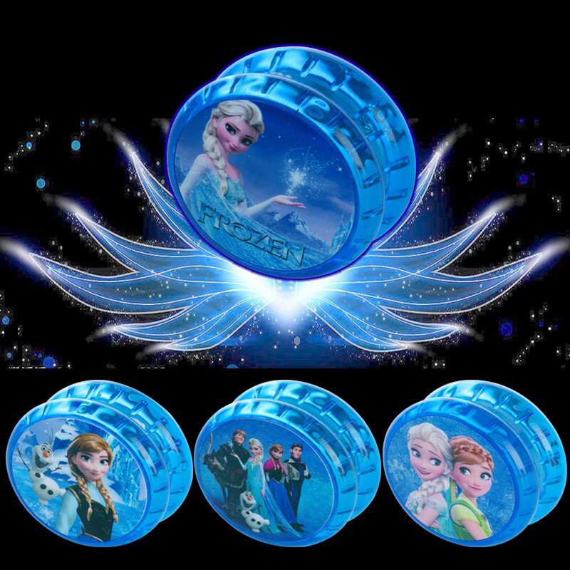 Luminous Yo-yo Tho Seven Colorful Glowing and Fried Balls Children Toy Boys Girl Children's Shining Toys Birthday Gifts for Children