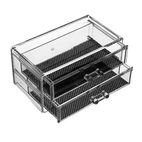 Большая настольная коробка для хранения, акриловая маска для лица, прозрачная косметическая помада