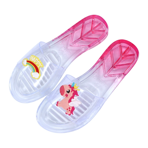 Детские летние тапочки, модные пляжные слайдеры, семейный стиль, мягкая подошва