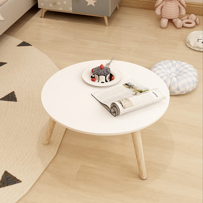 Bay window coffee table simple small table bedroom sitting on the carpet on the bedside tatami small apartment balcony round table ins wind