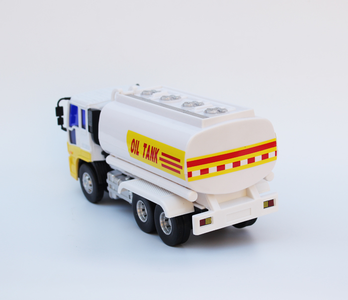 Lili quán tính xe lớn phiên bản kéo dài bán rơ moóc chở dầu Mỹ chở dầu container xe tải trẻ em xe đồ chơi - Đồ chơi điều khiển từ xa ô tô đồ chơi trẻ em