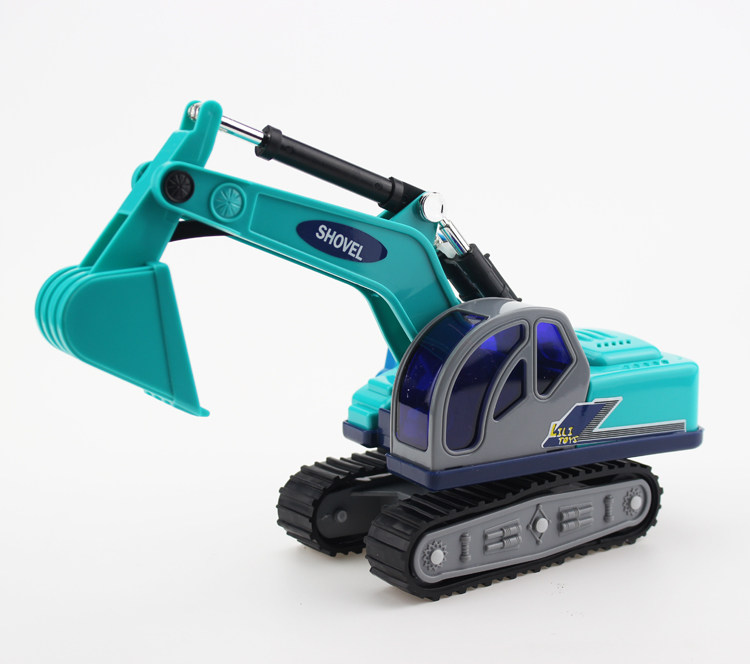 Lili manual engineering vehicle excavator toy children's small crawler excavator sand digging boy engineering hook machine