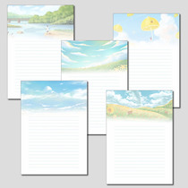 Customized# Nice hipster literary simple letter paper Four Seasons Summer Series