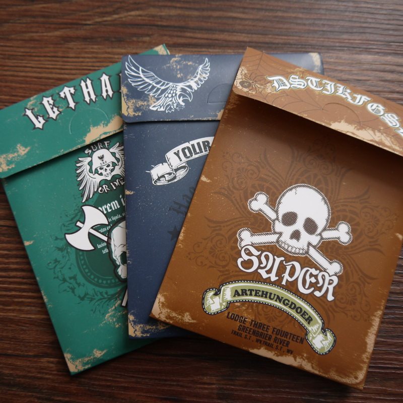 Clearance creative stationery cartoon retro trumpet mini horizontal line letterhead letterhead paper