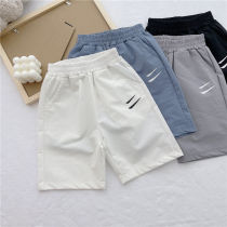 (Quick-drying and comfortable)Childrens summer thin sports shorts boys casual pants Baby girls 5-point pants tide