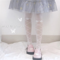 Korean mushroom cool~Lolita Lolita Japanese cute bow thin base socks leg socks one-piece socks
