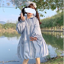 Han mushroom cool {spot} ~ original design Lolita cute rabbit ear plus jacket dress winter dress