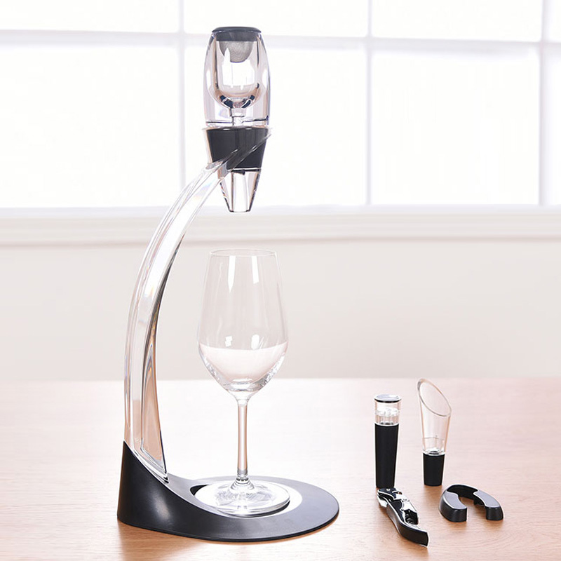 Quick magic decanter set Wine red wine divider seal plug corkscrew wine pourer paper cutter