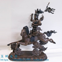 Gesar King Buddha statue antique craftsmanship the eye the size of the living beings 33cm has been hidden