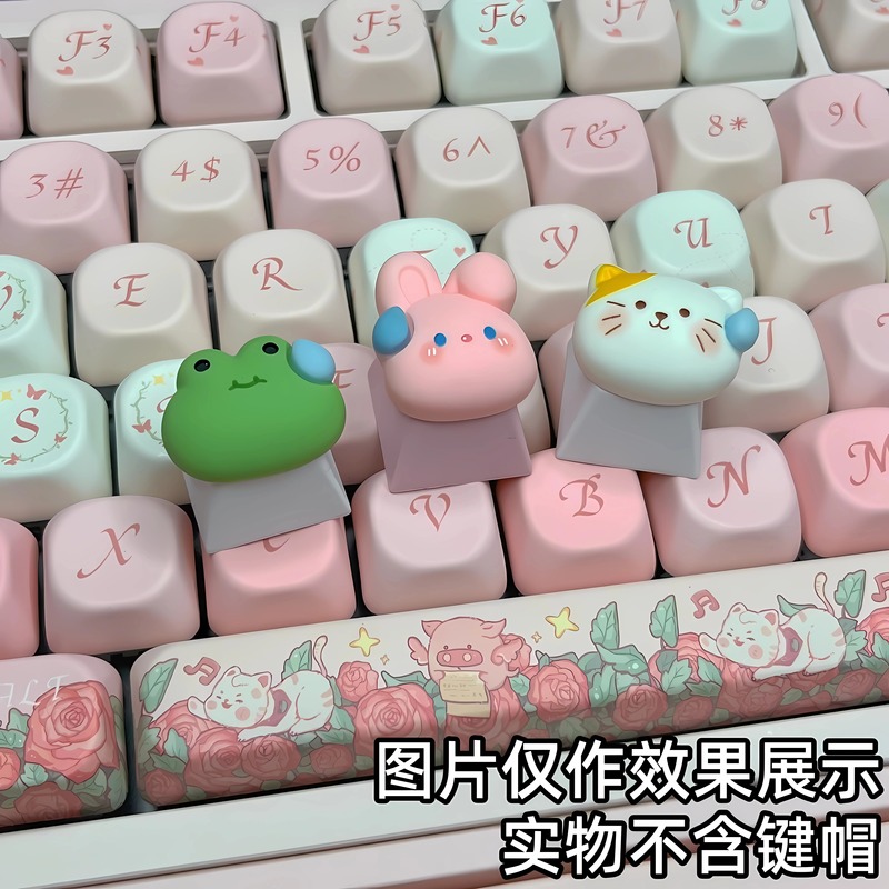 Cute Frog Keycap Stickers for Keyboard, Personalized Nail Art Typing Raised Keys, Long Nail Art Stickers for Gaming Cute Frog Keycap Stickers for Keyboard, Personalized Nail Art Typing Raised Keys, Long Nail Art Stickers for Gaming
