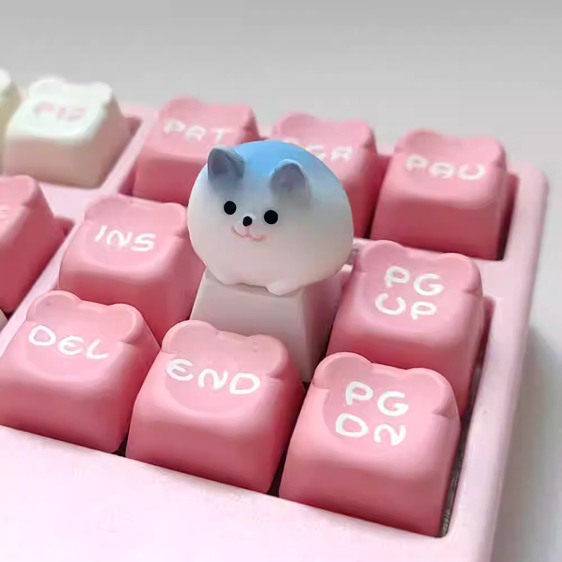 Wearable Long Nail Art Typing Aid Gadget, Cute Animal Cartoon Keyboard Decoration DIY