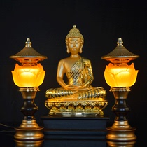 Crystal lotus light Led seven colors for the Buddhas former Buddhist temple Buddha Terra Buddha lamps and lanterns for the lamp Changming lamp