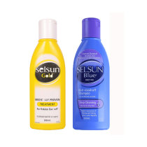  Xiahe selected Australian SELSUN Anti-dandruff Anti-itching Repair Shampoo without silicone oil yellow powerful blue shampoo