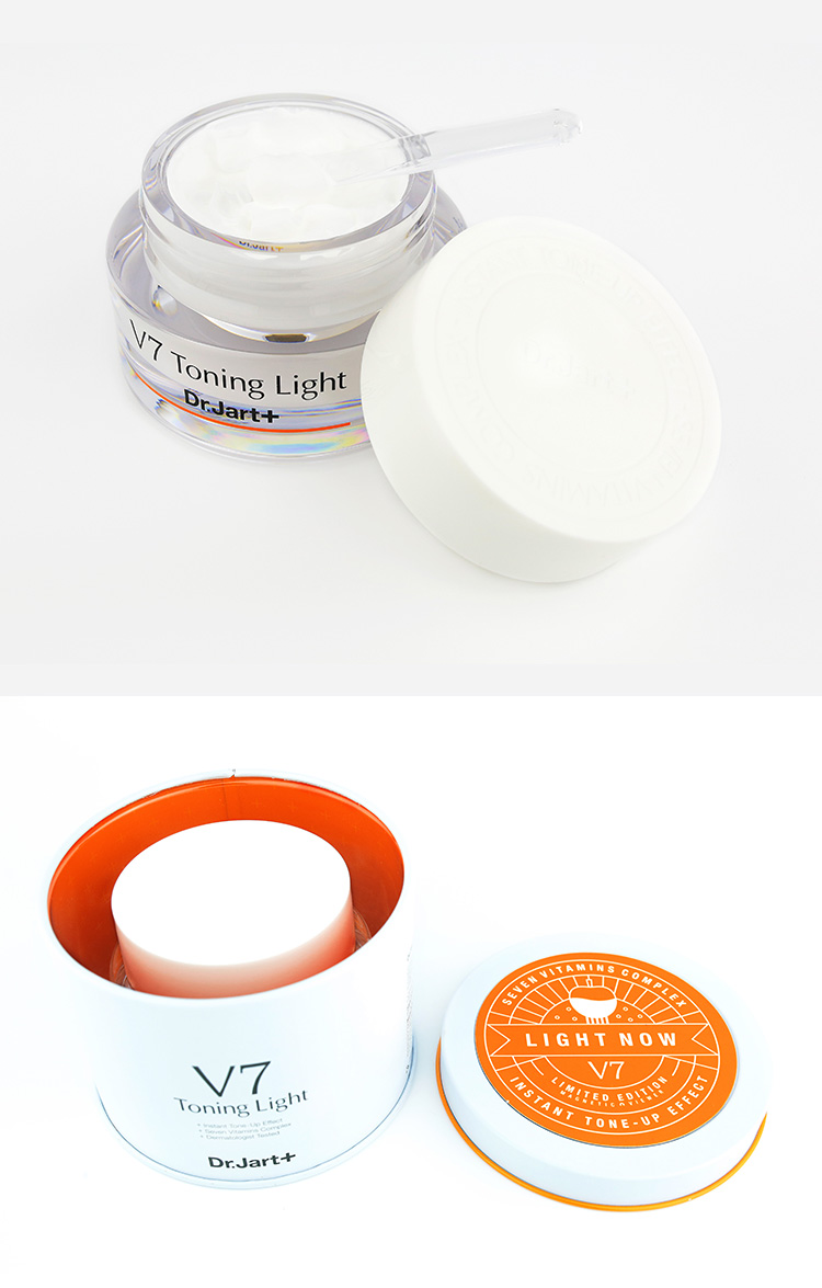 Xiahe Star Store Korea Dr.Jart + Tijiating V7 Vitamin Live Brightening Cream Lazy Cream - Kem dưỡng da dưỡng ẩm vichy