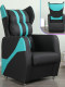 Internet Cafe E-Sports Gaming Single-Player Table and Chair Set, Net Cafe Sofa, E-Sports Table, Home Live Streaming All-In-One Computer Chair, Customizable