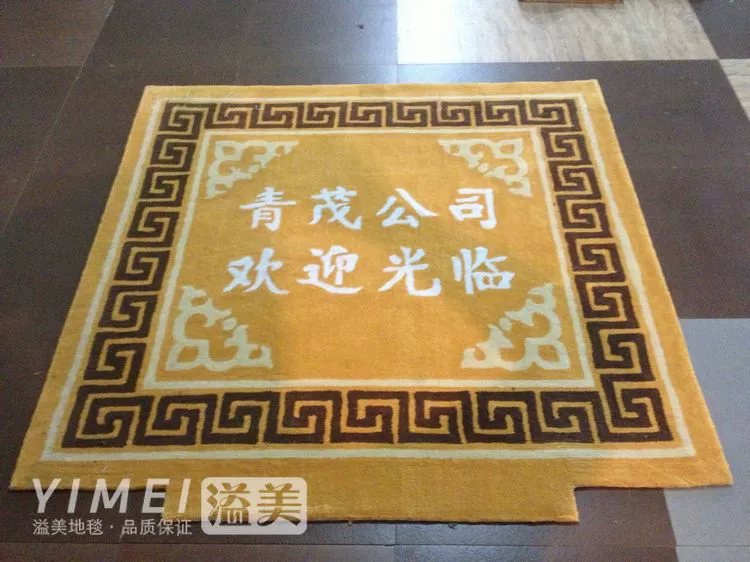 Yimei Acrylic Carpet Company chào đón đến tuần chào đón mã hóa có thể giặt dày biểu tượng thang máy tùy chỉnh