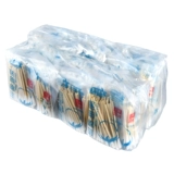 Одноразовые ватные палочки, антибактериальная хлопковая ухочистка для домашнего использования