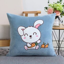 Cute Cartoon Throw Pillow Sofa Cushion Car Pillow Office Bedside Backrest Square Pillow Cover Without Insert