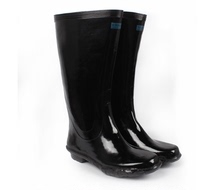 Zhengan acid-resistant high boots protective boots for industrial and mining enterprises acid and alkali operations labor protection foot protection black