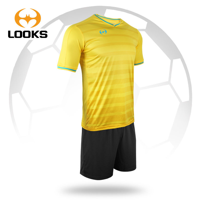 Lux football uniform suit men's game training team uniform custom ball uniform children's adult sports suit 597