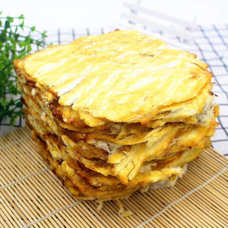 Dalian specialty seafood ready-to-eat grilled fish fillet 250g Delicious low-fat monkfish calcium supplement snack 1 piece