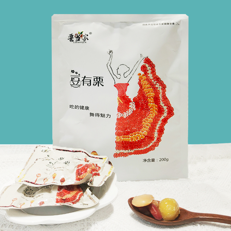 Chestnut When Home Bean With Chestnut Ready-to-use Oil Chestnut Kernel chestnut Chestnut Lotus Seed Red kidney beans Nutritional Décet Mixed Nut Packet Bagged