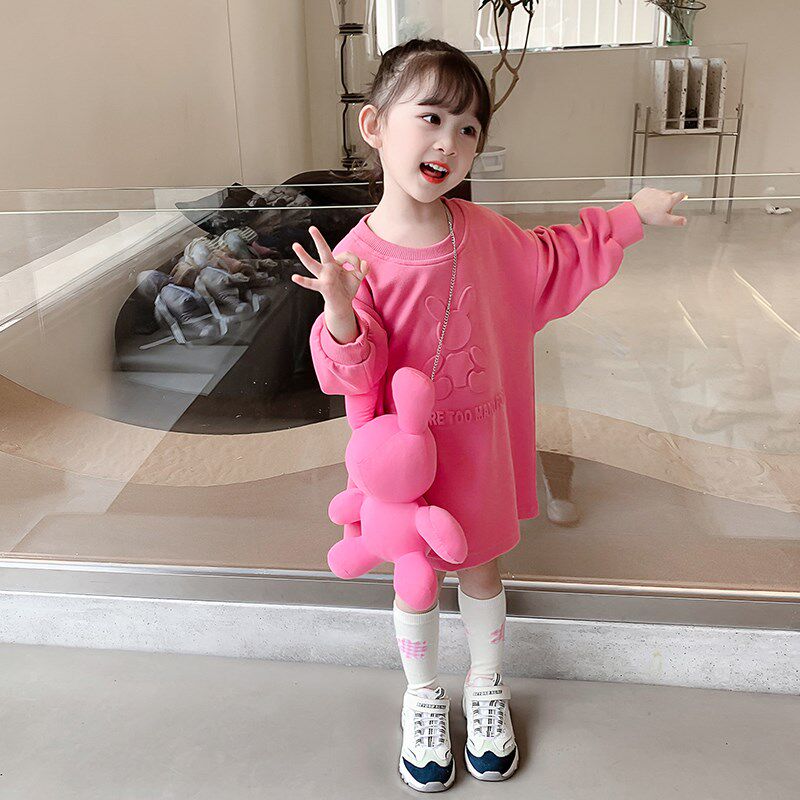 Girls dress spring and autumn 2022 new children's skirts