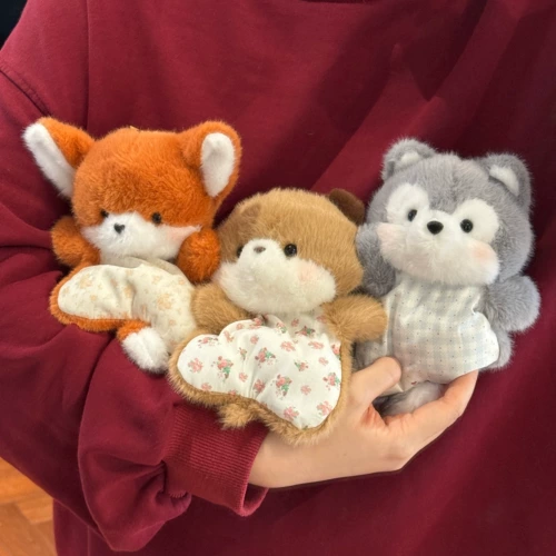 Оригинальная успокаивающая кукла, плюшевая игрушка, лиса, енот, антистресс, подарок на день рождения