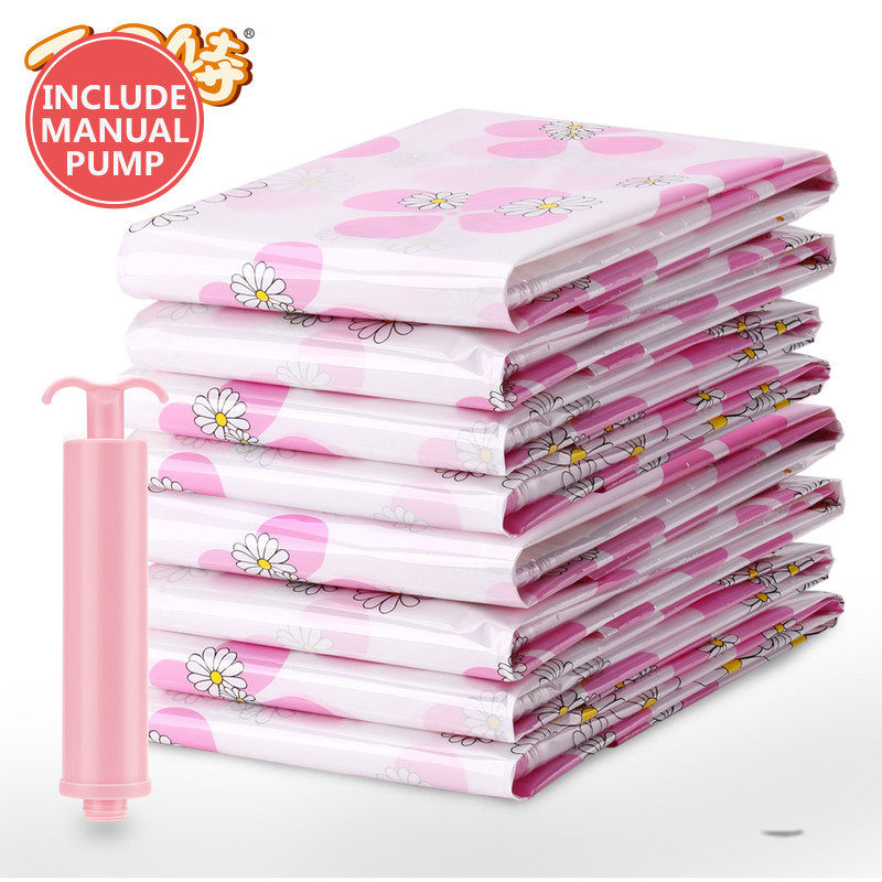 11PCS SET vacuum storage bags pump electric clothes packing